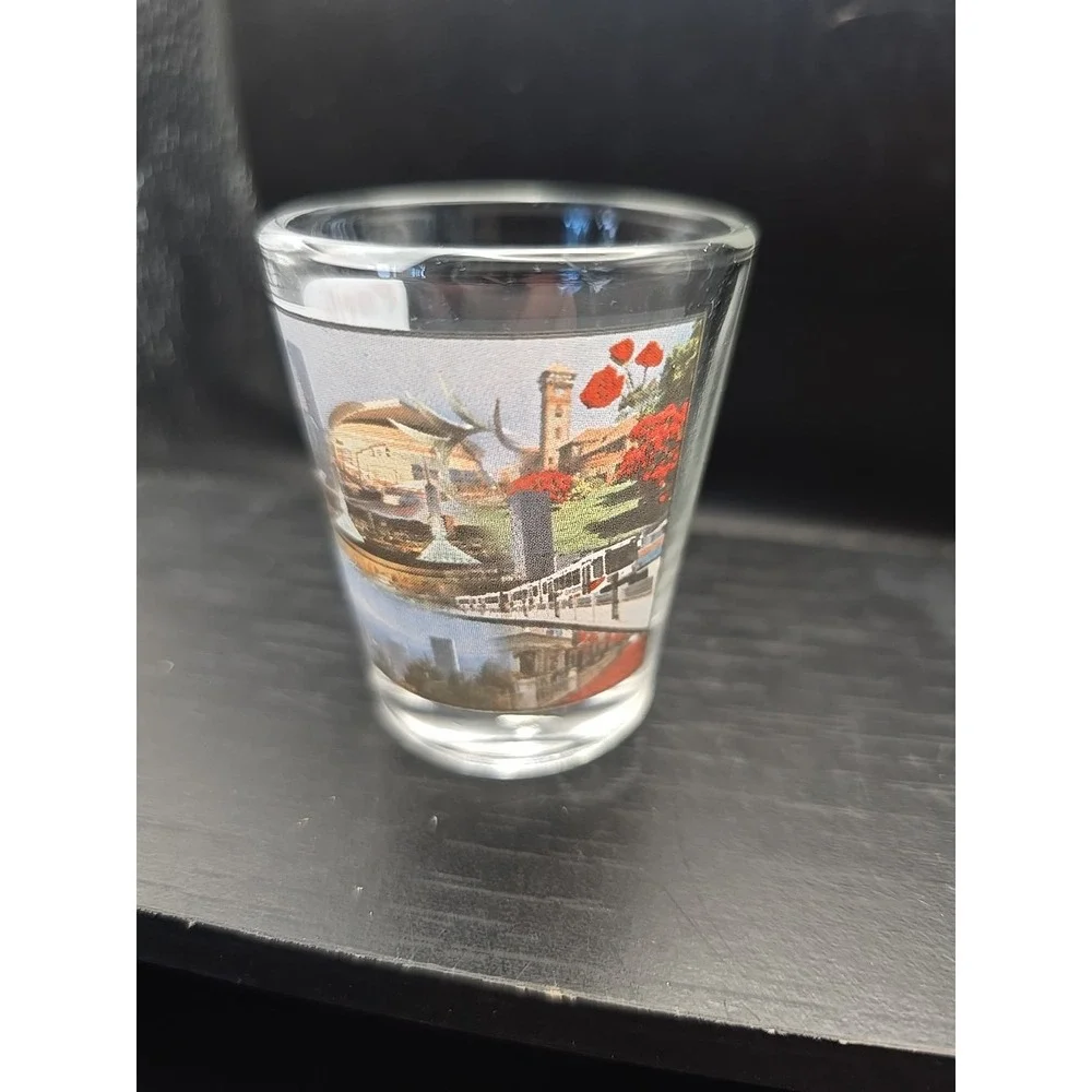 Portland  Oregon Sunset Skyline‎ Shot Glass